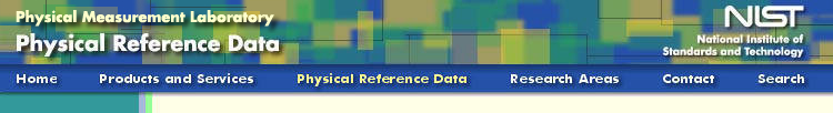 Physical Reference Data