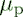 $\mu_{\rm p}$